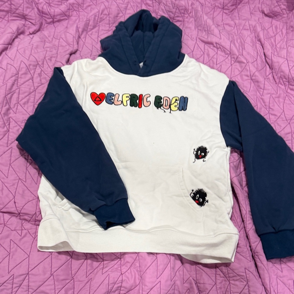 Aelfric Eden Hoodie - Navy and White
